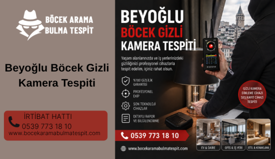Beyoğlu Böcek Gizli Kamera Tespiti